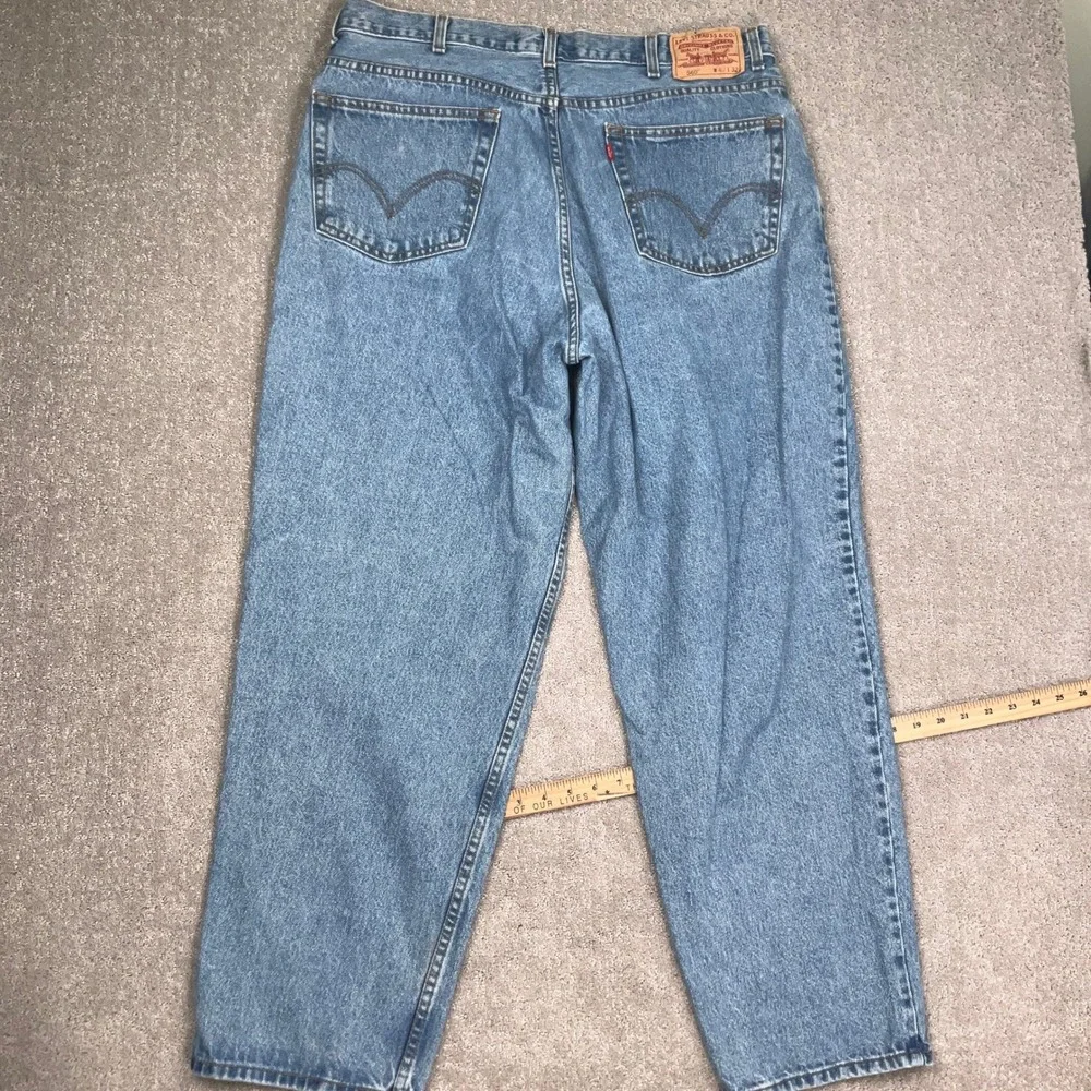 Levis 560  Jeans Mens 38W‎ 31L Blue Fade Comfort Fit Baggy Tapered Leg Denim